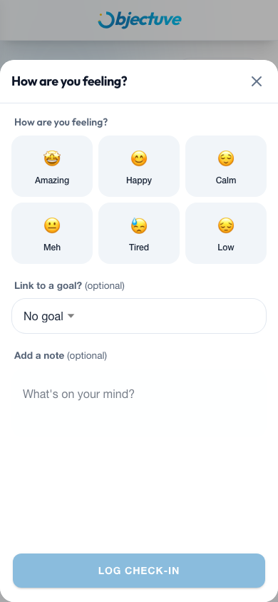 Mood check-in