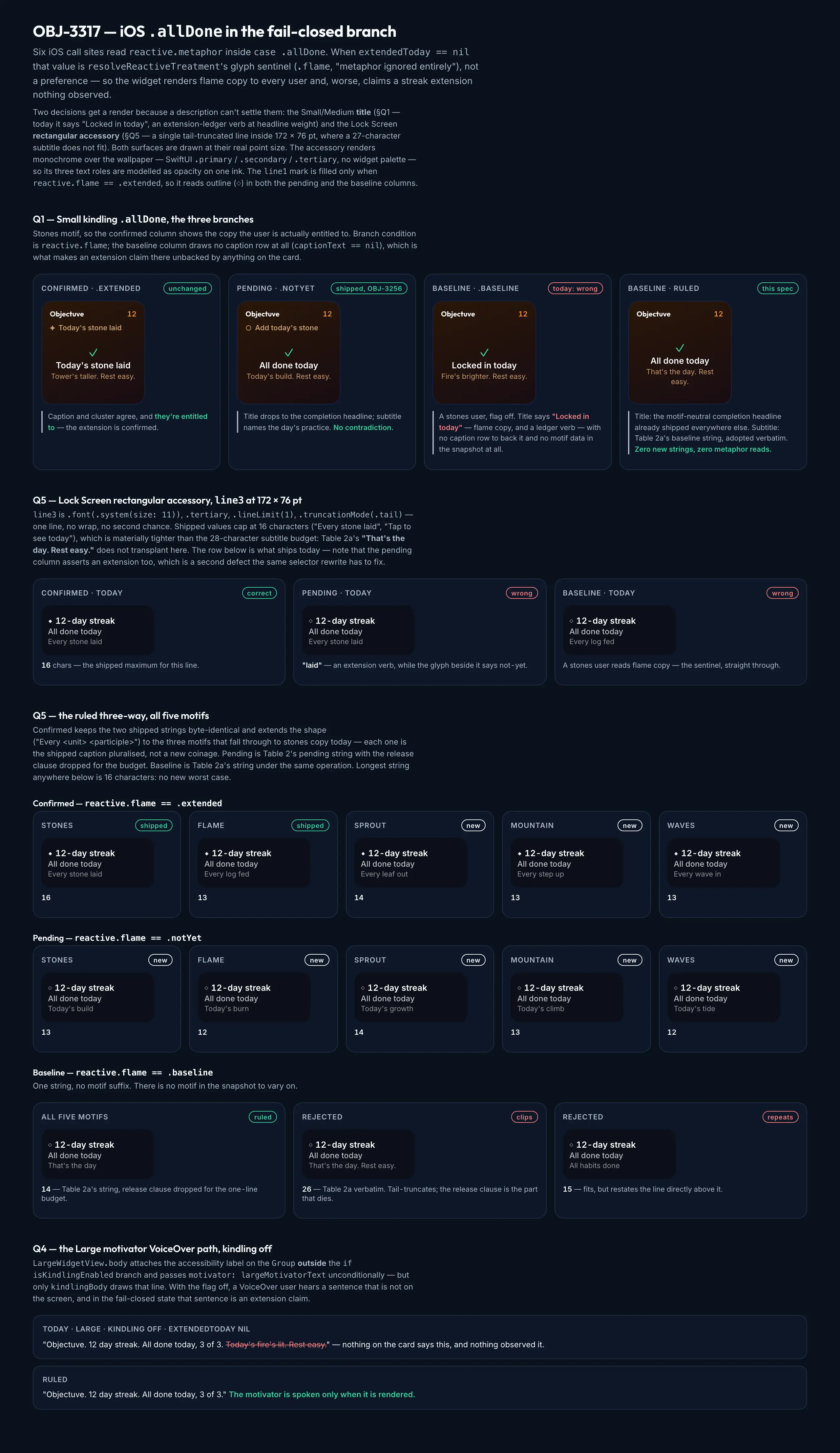 iOS All Done Fail Closed mockup, dark, desktop