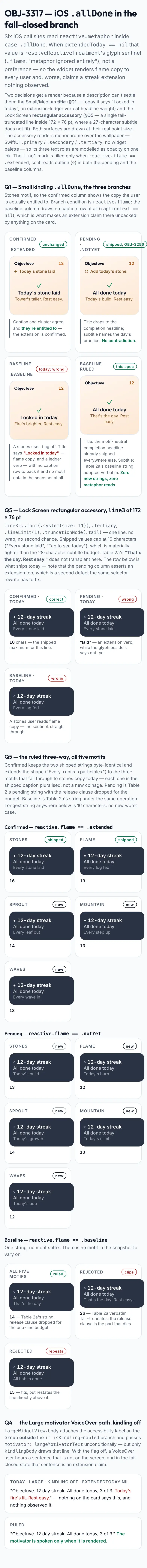 iOS All Done Fail Closed mockup, light, mobile