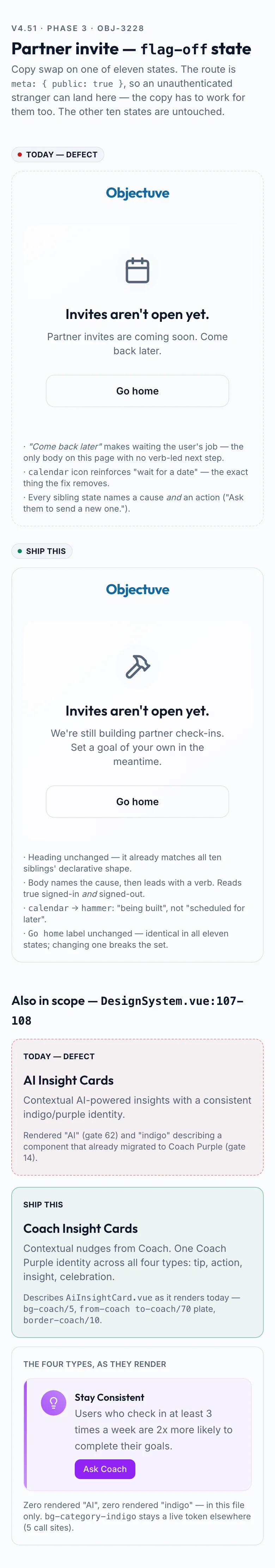 Partner Invite And Copy mockup, light, mobile