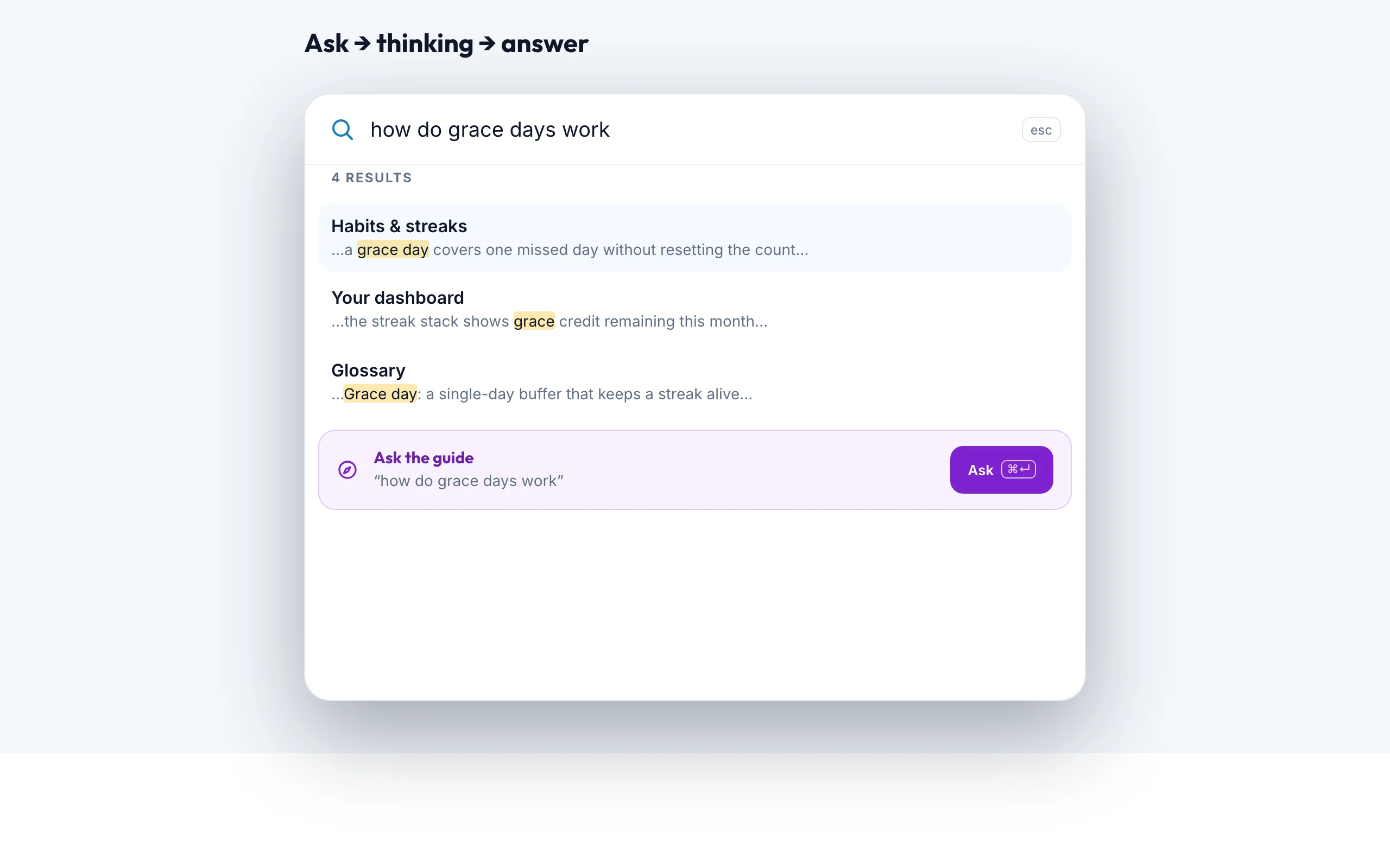 Guide Assistant Motion mockup, light, desktop