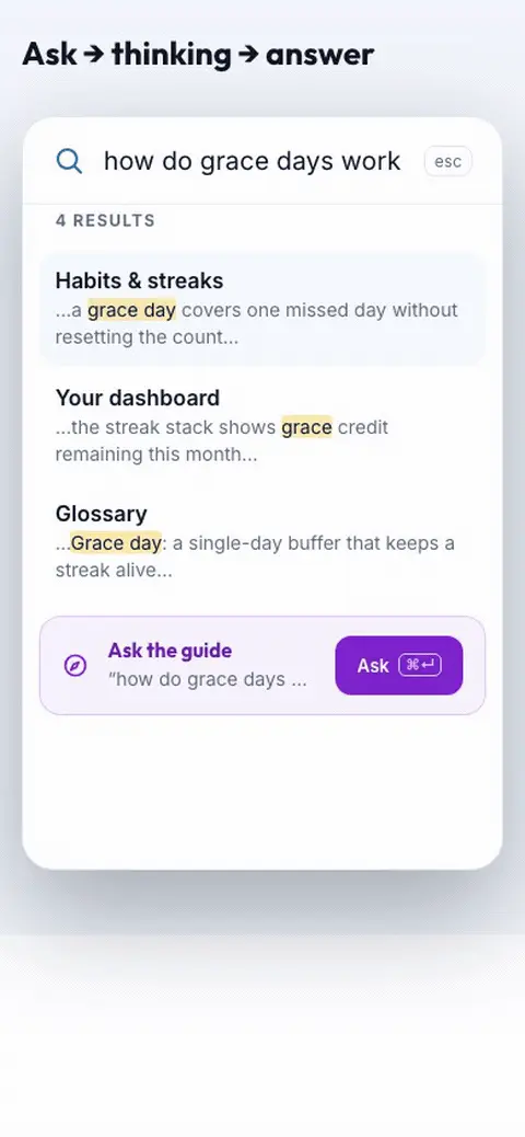 Guide Assistant Motion Motion mockup, light, mobile