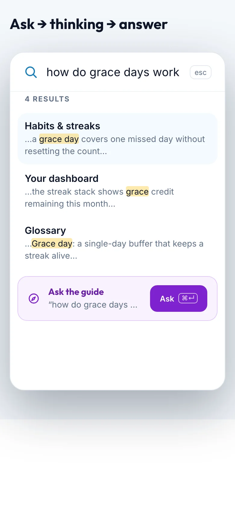 Guide Assistant Motion mockup, light, mobile