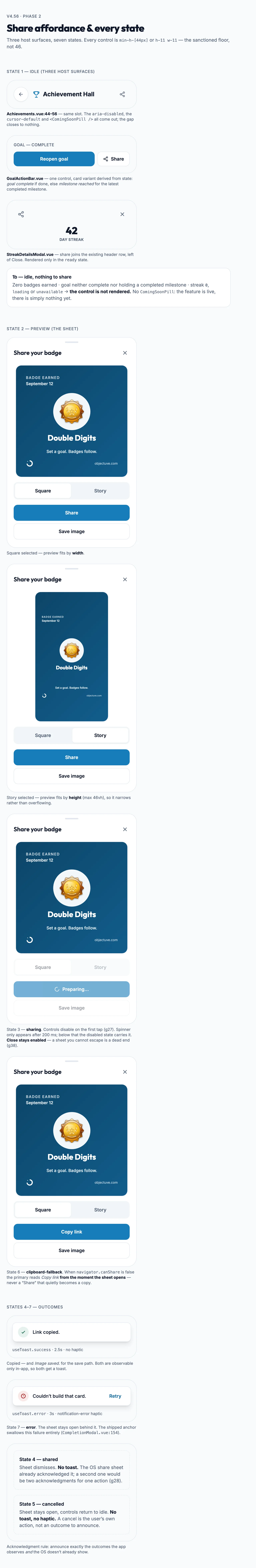 Share Flow States mockup, light, tablet