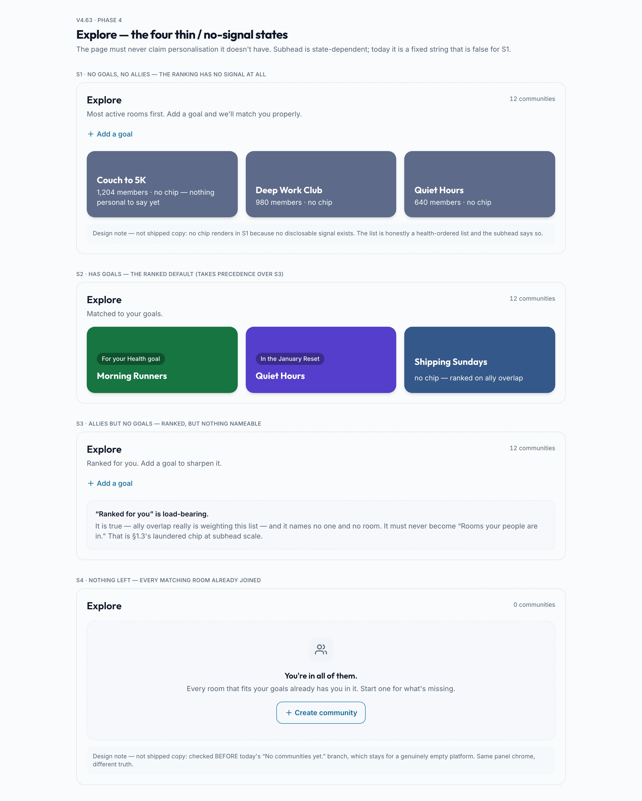 Discovery Thin States mockup, light, desktop
