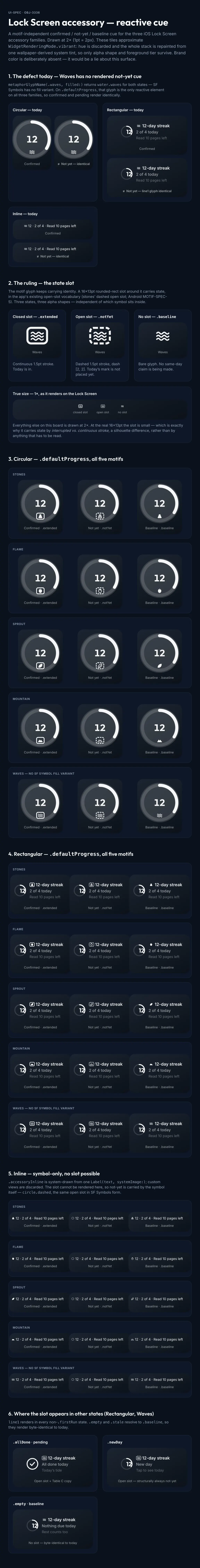 Accessory Reactive Cue mockup, dark, tablet